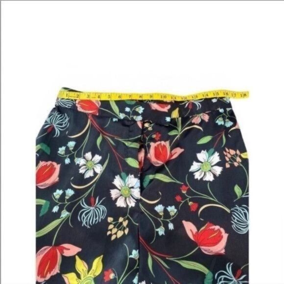 Castaluna Floral Silk Like Wide Leg Pants - Picture 6 of 10